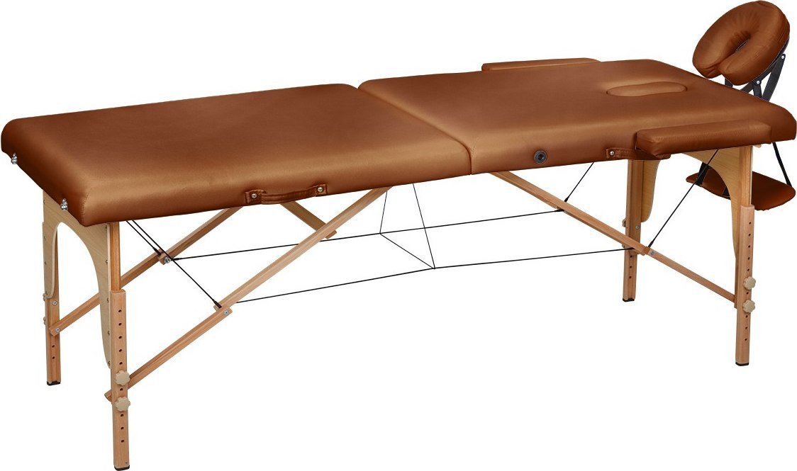 Массажный стол Элеганс МД - 221А (коричневый) - фото