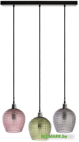 Подвесная люстра Bergenson Bjorn Aurora BB0000564 (сливовый/зеленый/серый) - фото