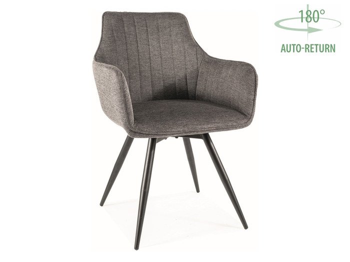 Стул Signal Ballo Brego 18 (серый/черный) - фото