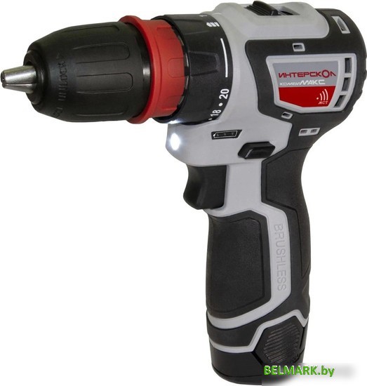 Дрель-шуруповерт Интерскол КомбиМАКС ДА-10/12В 36 687.2.2.77 (с 2-мя АКБ, сумка) - фото2