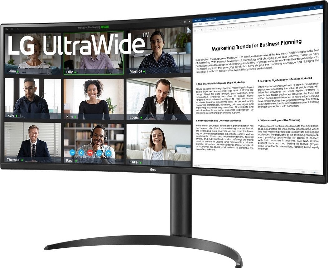 Монитор LG UltraWide 34WR55QK-B - фото2