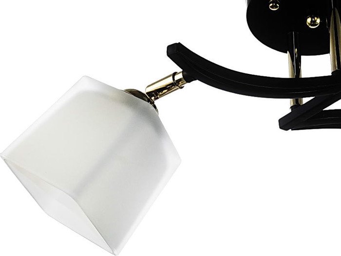 Припотолочная люстра Aitin Pro НПБ 02-3x60-101 N5276/3 (кофе/золото) - фото2