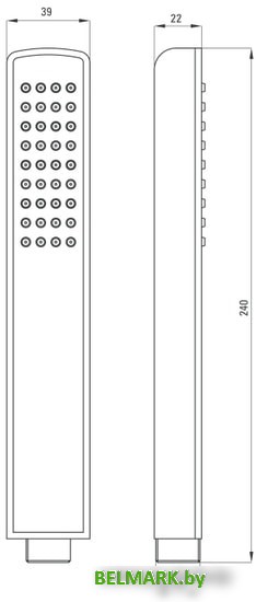 Душевая лейка Deante Hiacynt Nero XDCH2SLZ1 - фото2