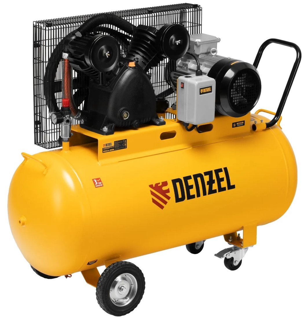 Компрессор Denzel BCV 5500-T/200 - фото