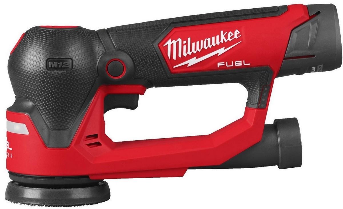 Эксцентриковая шлифмашина Milwaukee M12 FSDR75-202B 4933498233 (с 2-мя АКБ, сумка) - фото