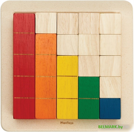 Кубики Plan Toys Мозайка 5464 - фото