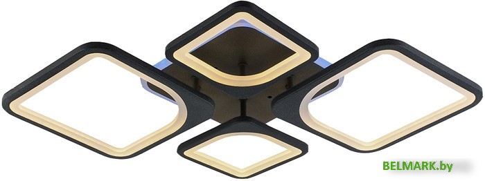 Припотолочная люстра Mirastyle Диод JX-8036/2+2 BK ML - фото