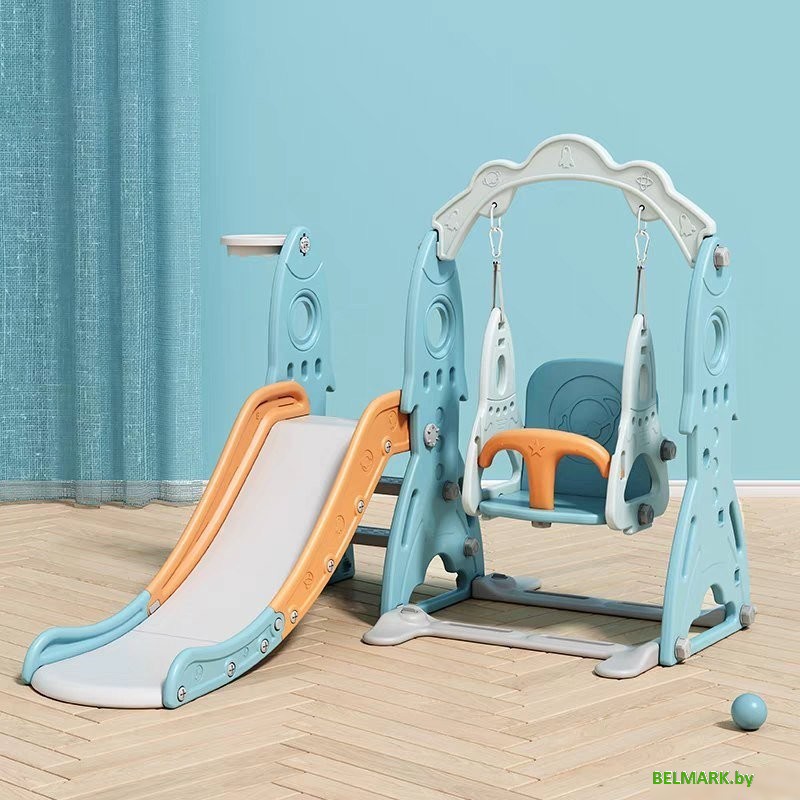 Горка Sundays Ракета RB-21017 (голубой) - фото2