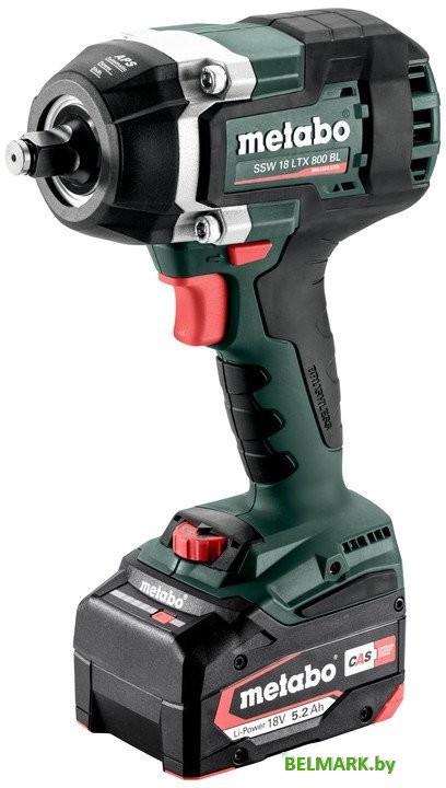 Гайковерт Metabo SSW 18 LTX 800 BL 602403650 (с 2-мя АКБ, кейс) - фото