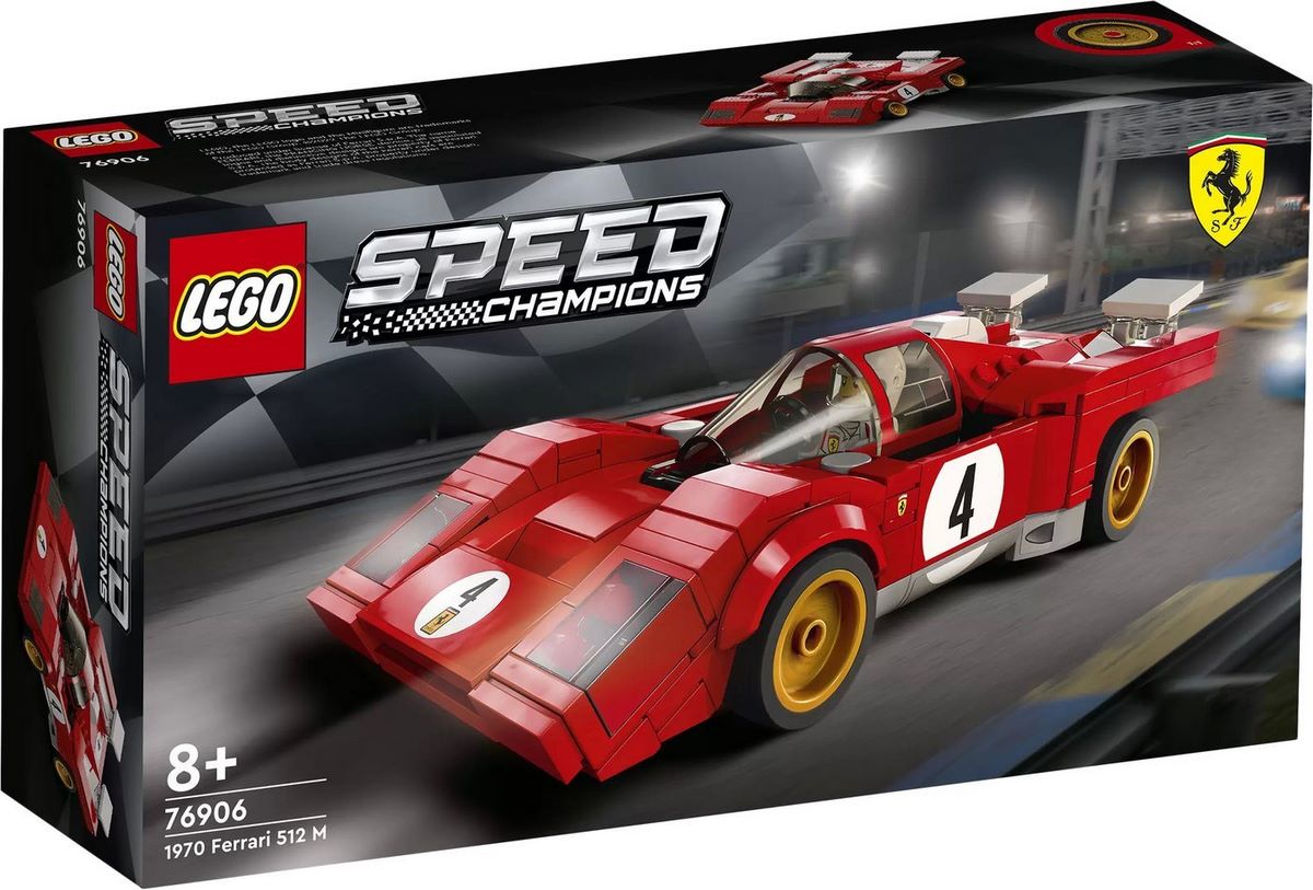 Конструктор LEGO Speed Champions 76906 1970 Ferrari 512 M - фото