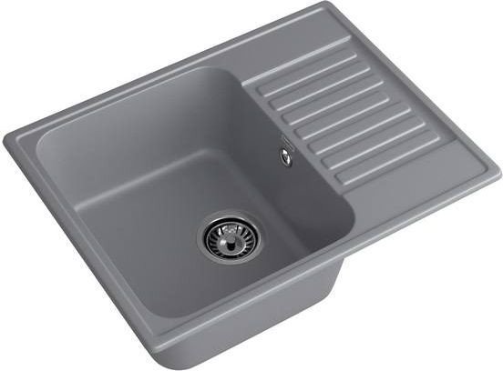 Кухонная мойка GranFest QUARZ Z-13 (темно-серый) - фото2