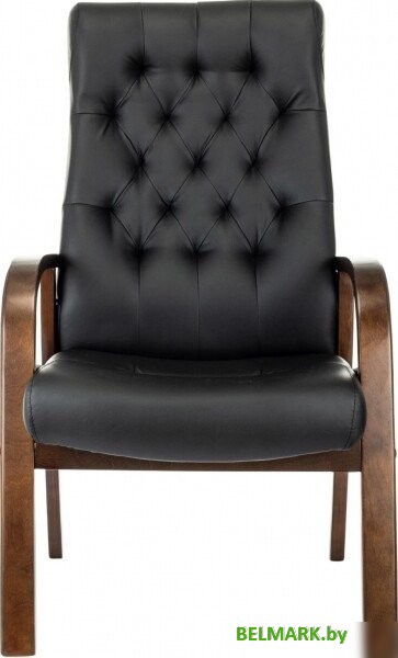 Офисное кресло Бюрократ T-9928WALNUT-CF/B (черный) - фото2