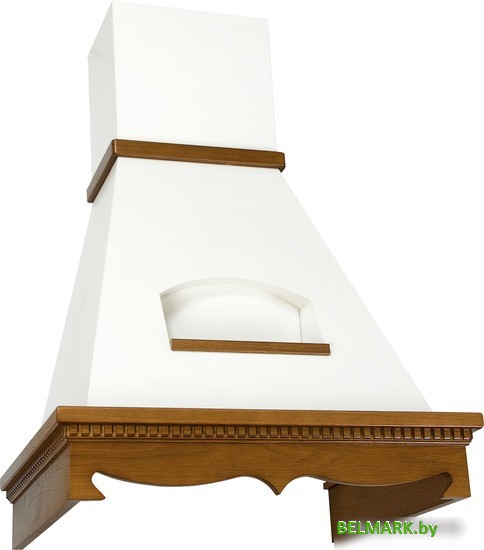 Кухонная вытяжка Elikor Бельведер 60П-650-П3Г (бежевый/бук светло-коричневый) - фото