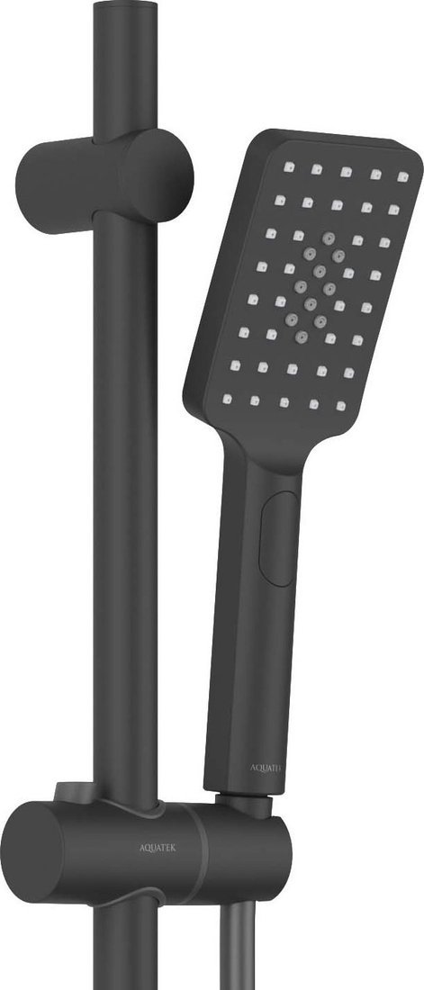 Душевой гарнитур Aquatek Лира AQ2018MB (черный матовый) - фото2