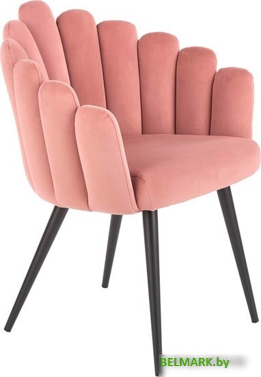 Стул с подлокотниками Halmar K410 (розовый) - фото