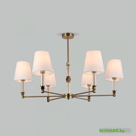 Подвесная люстра Евросвет Conso 60145/6 латунь - фото