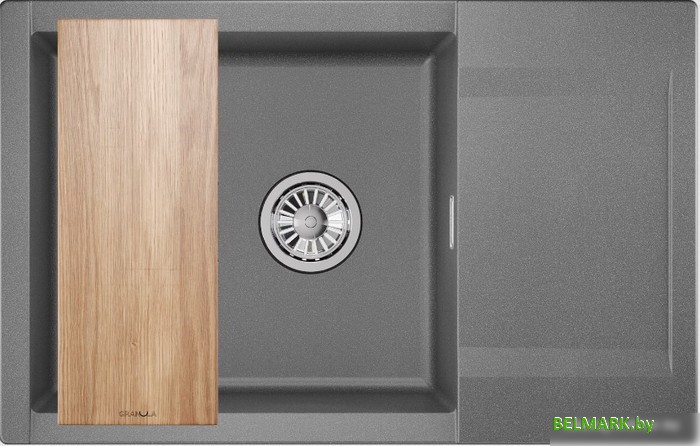 Кухонная мойка Granula ES-7807 (графит) - фото