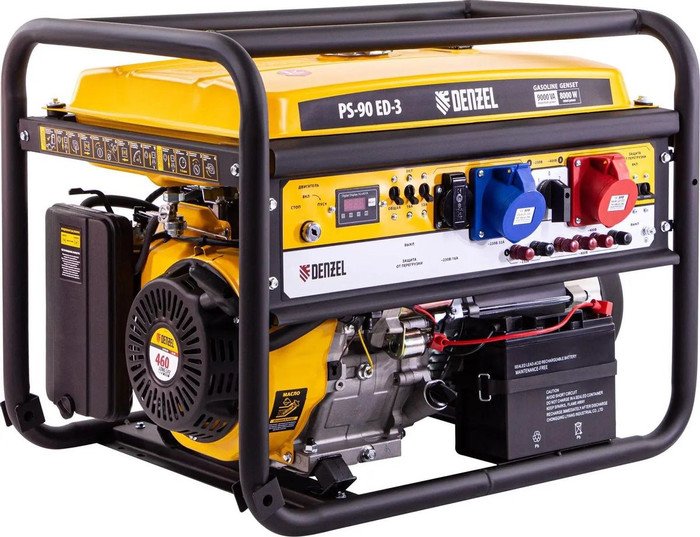 Бензиновый генератор Denzel PS 90 ED-3 - фото2