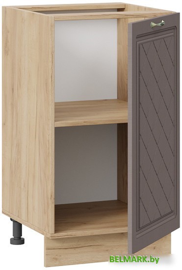 Шкаф напольный Трия Бьянка 1Н45 (дуб крафт золотой/дуб серый) - фото2