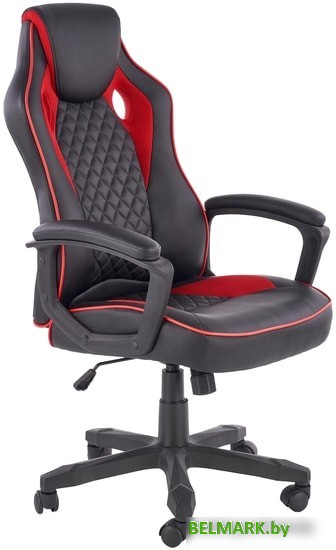 Кресло Halmar Baffin (черный/красный) - фото