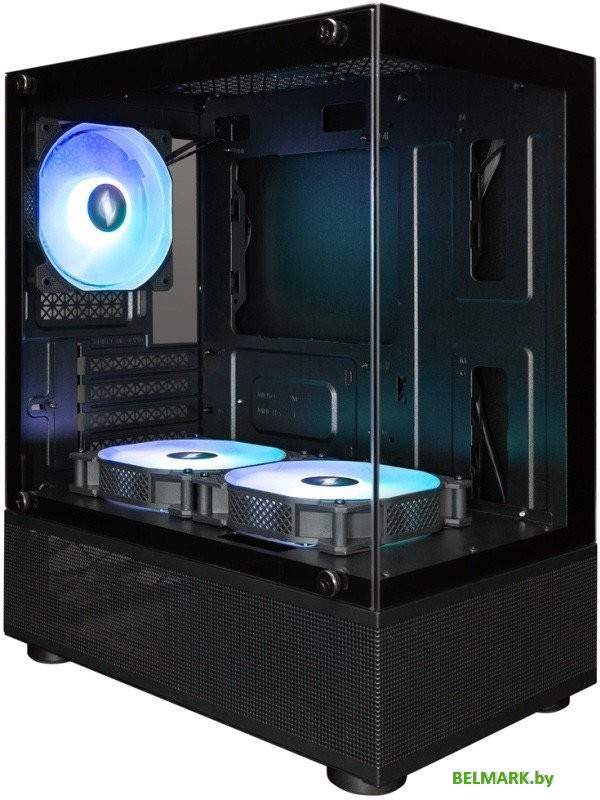 Корпус 1stPlayer MIKU Mi2-A ARGB (черный) - фото