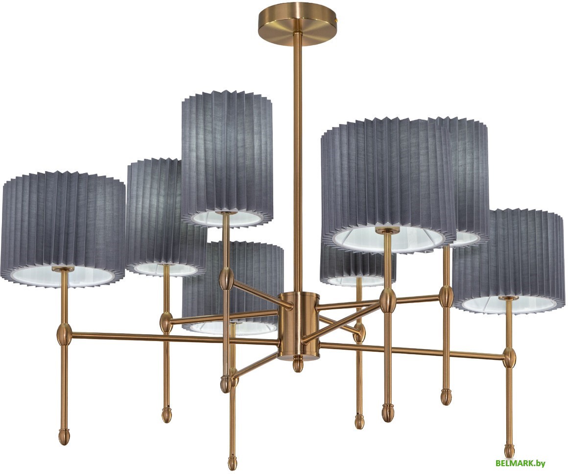 Подвесная люстра Евросвет 60162/8 (латунь) - фото