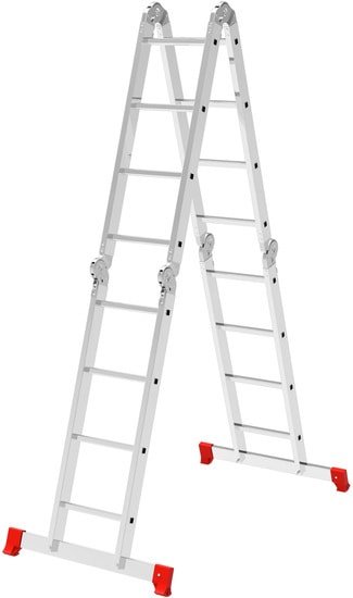 Лестница-трансформер Новая высота NV 232 многофункциональная 4x4 ступеней - фото