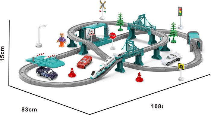 Набор железной дороги Givito Мой город G211-019 - фото2