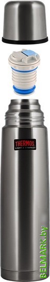 Термос THERMOS FBB-1000 1л (крышка с клапаном, серый) - фото2