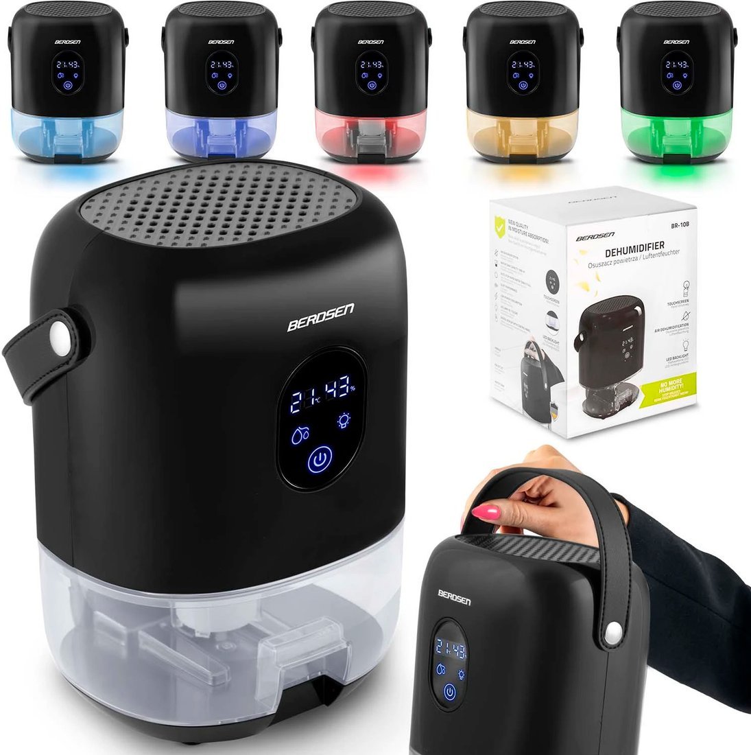 Осушитель воздуха Berdsen BR-10B (чёрный) - фото
