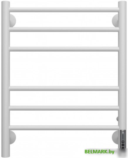 Полотенцесушитель TERMINUS Аврора электро КС П6 с диммером (450x600, белый) - фото