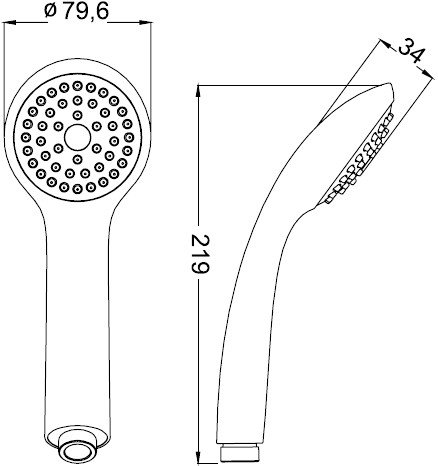 Душевая лейка IDDIS A11011 - фото2