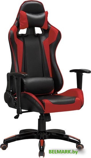 Кресло Halmar DEFENDER (черный/красный) - фото