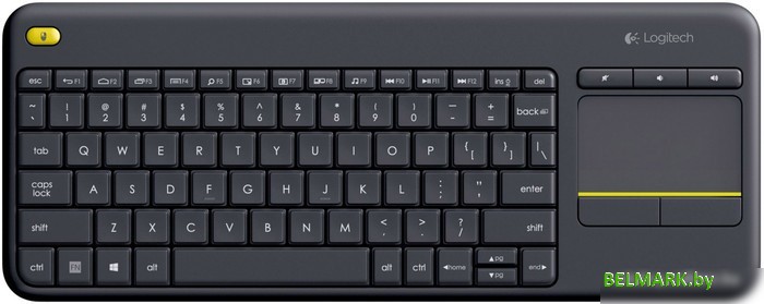 Клавиатура Logitech Wireless Touch Keyboard K400 Plus Black (920-007147) - фото