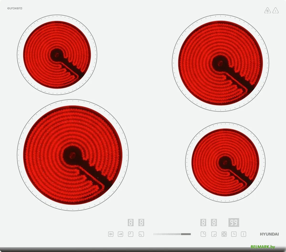 Варочная панель Hyundai HHE 6452 WG - фото