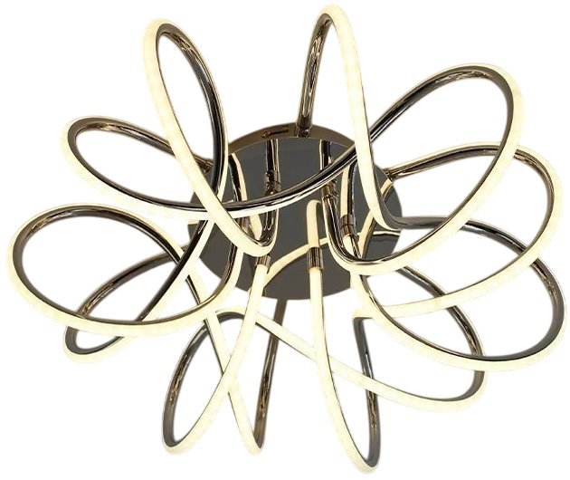 Припотолочная люстра Estares Liana Muse 105W R-APP-560x235-CHROME/WHITE-220-IP20 - фото