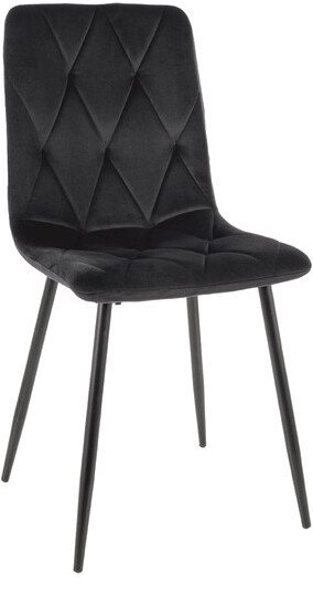 Стул Signal Tom Velvet (bluvel 19 черный/черный) - фото
