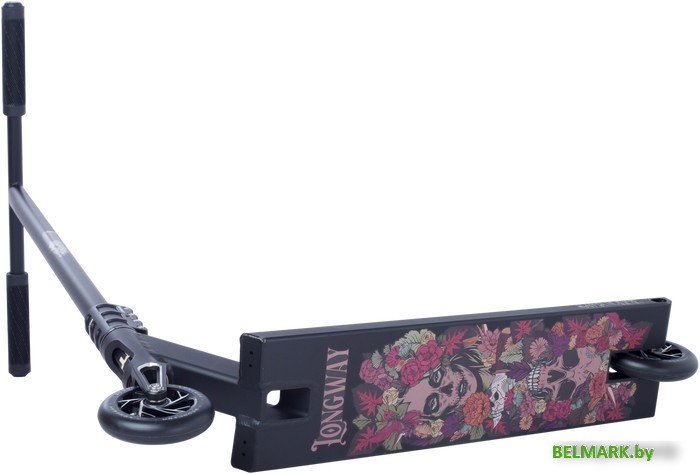 Трюковый самокат Longway Santa Muerte 6.0 (серебристый) - фото2