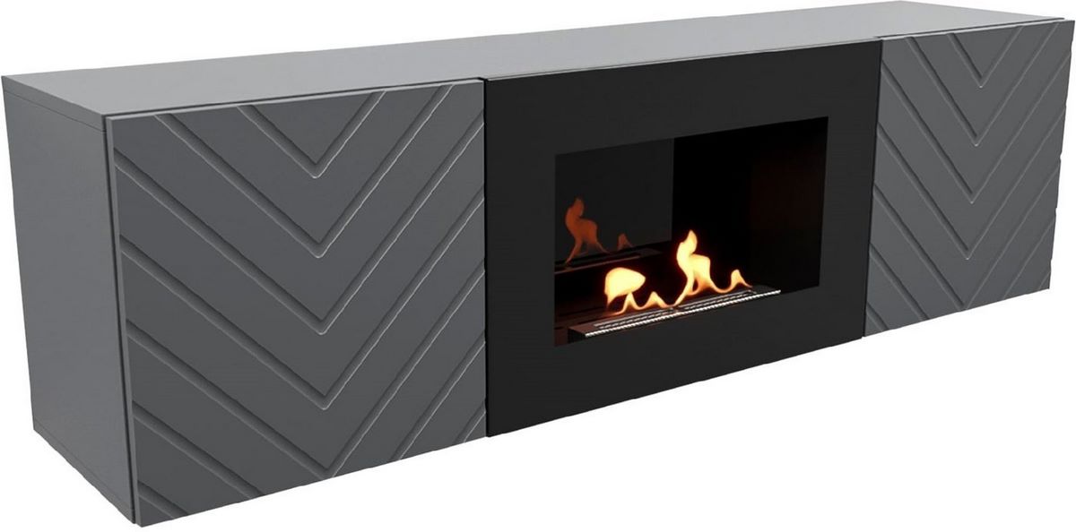 Биокамин Firelight BFP/P-1400V (графит) - фото