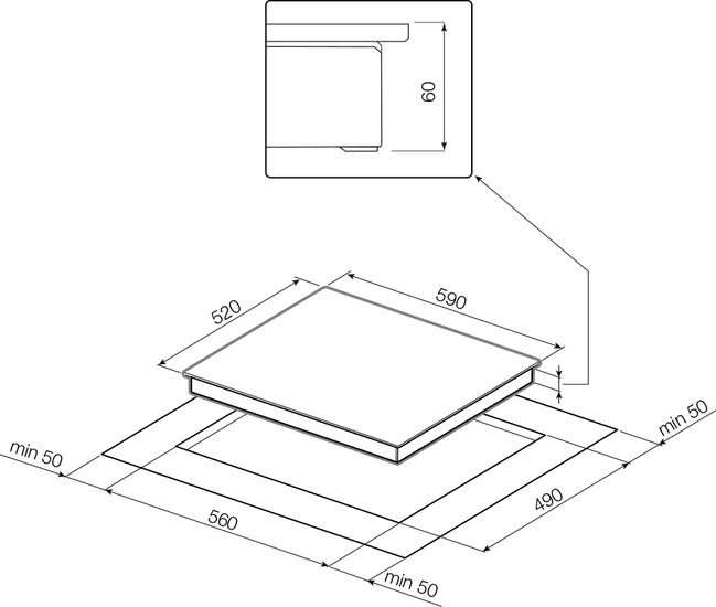 Варочная панель Graude IK 60.0 AS - фото2