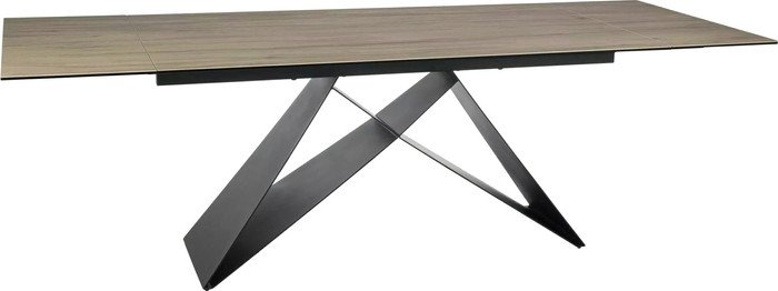 Кухонный стол Signal Westin ceramic WESTINJBRC160 (светло-коричневый/черный матовый) - фото