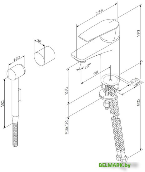 Смеситель AM.PM Gem F90A03000 - фото2