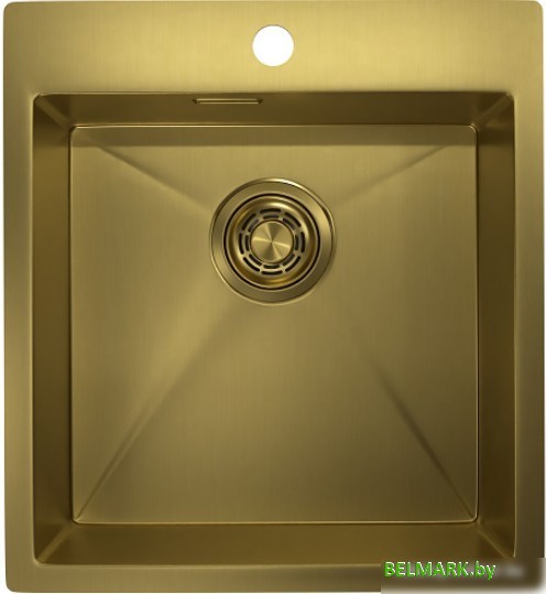 Кухонная мойка Granula GR-4600 (золото сатин) - фото