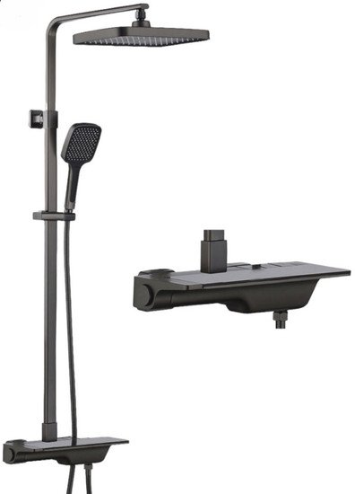 Душевая система Kern 5078 Matt Gun - фото