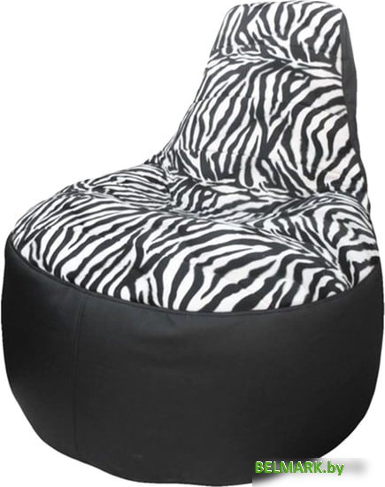 Кресло-мешок Flagman Трон Т1.3-03 (зебра) - фото