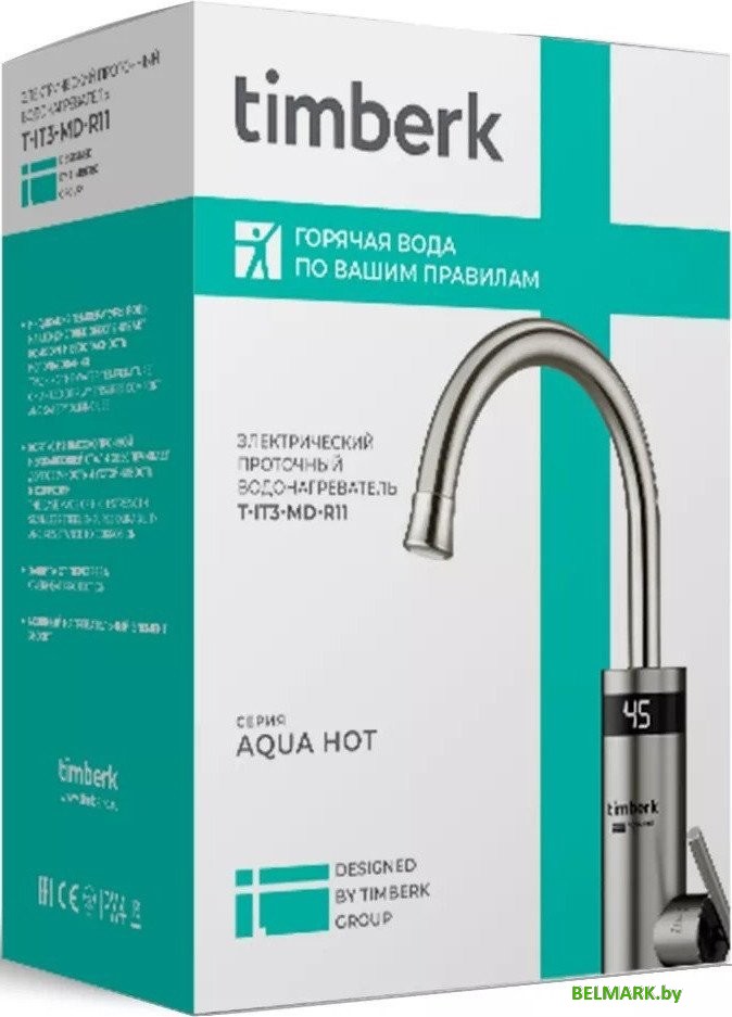 Проточный электрический водонагреватель-кран Timberk Aqua Hot T-IT3-MD-R11 - фото2
