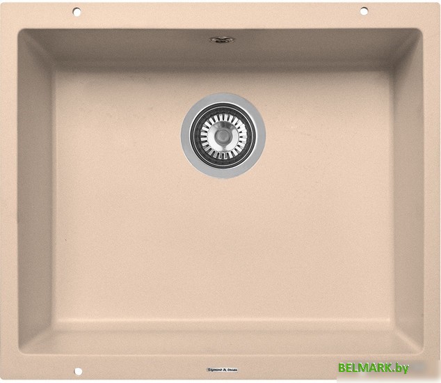 Кухонная мойка Zigmund & Shtain Integra 500 (топленое молоко) - фото