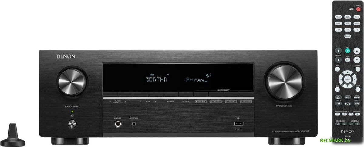 AV ресивер Denon AVR-X580BT - фото