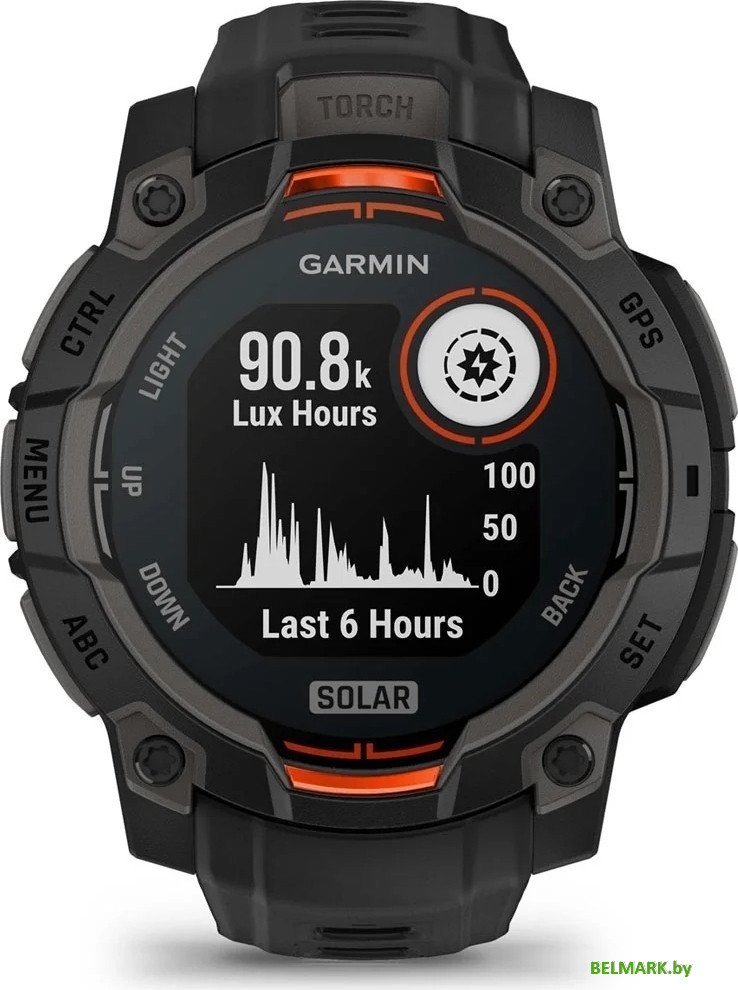 Умные часы Garmin Instinct 3 Solar 45 мм (черный) - фото2