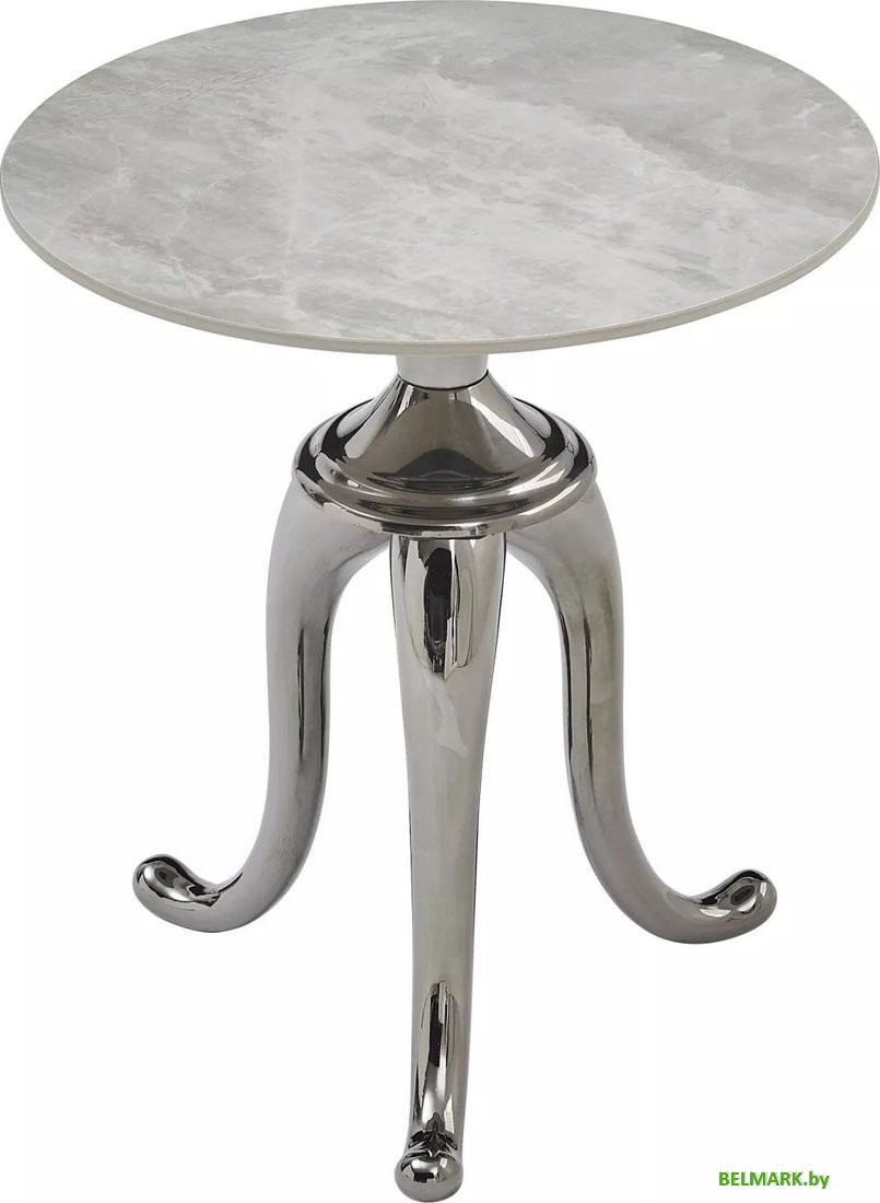 Журнальный столик Signal Snake (белый/серебряный) - фото2